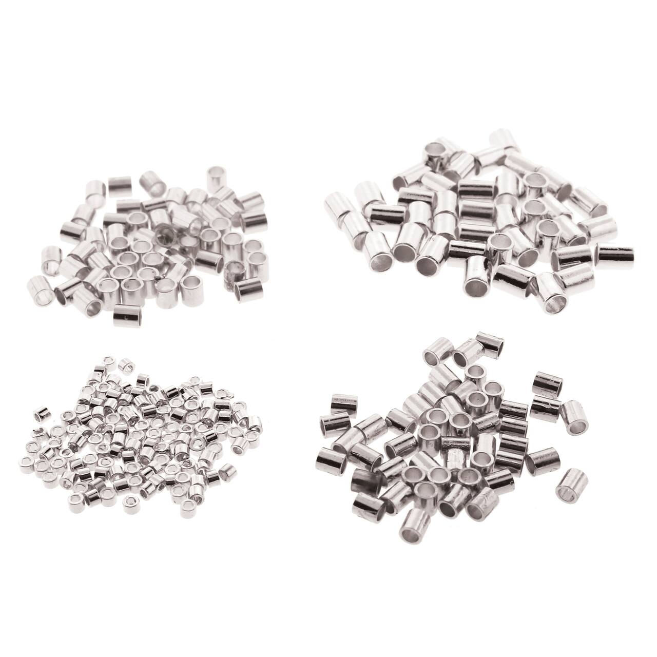 The Beadsmith® Silver Plated Crimp Tubes, 600ct.